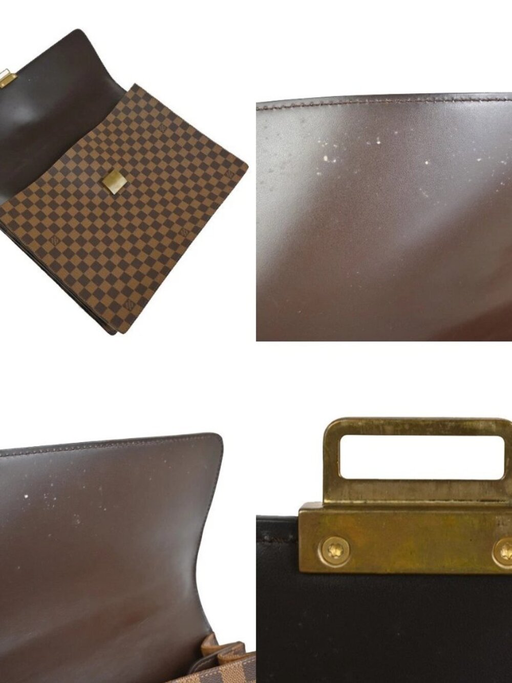 LOUIS VUITTON Altona GM Business Hand Bag Damier Ebene Leather - Picture 10 of 16
